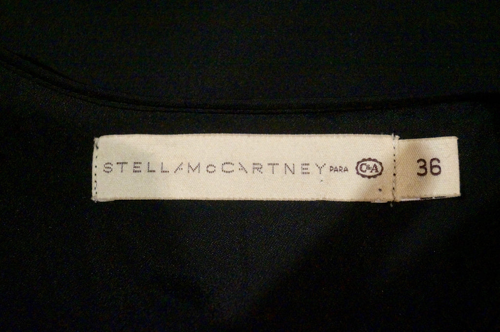 STELLA MCCARTNEY PARA C&A Black Sleeveless Racer Rear Long Cami Top 36 UK8