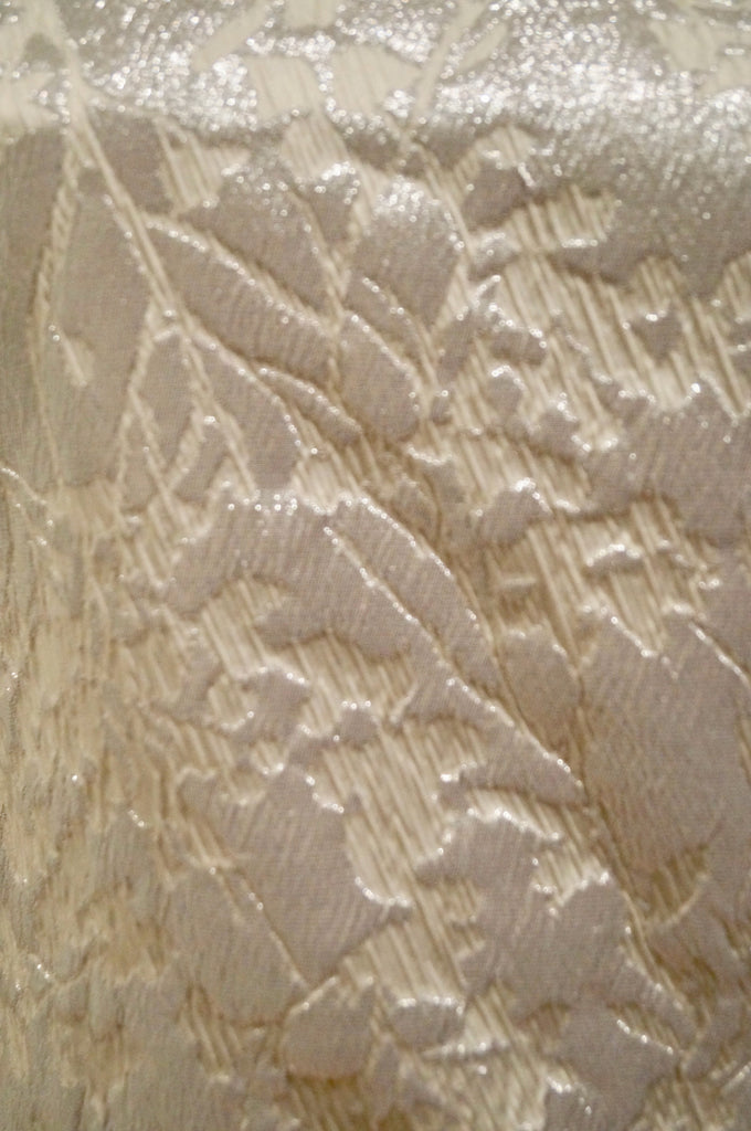 PHILOSOPHY Grey & Silver Metallic Textured Scoop Neck Short Sleeve T-Shirt Top 1