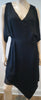 ALICE & OLIVIA STACEY BENDET Black V Neck Pleated Sleeveless Dress 6 UK10 BNWT