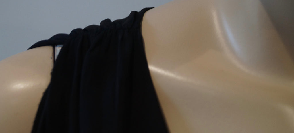 ALICE & OLIVIA STACEY BENDET Black V Neck Pleated Sleeveless Dress 6 UK10 BNWT