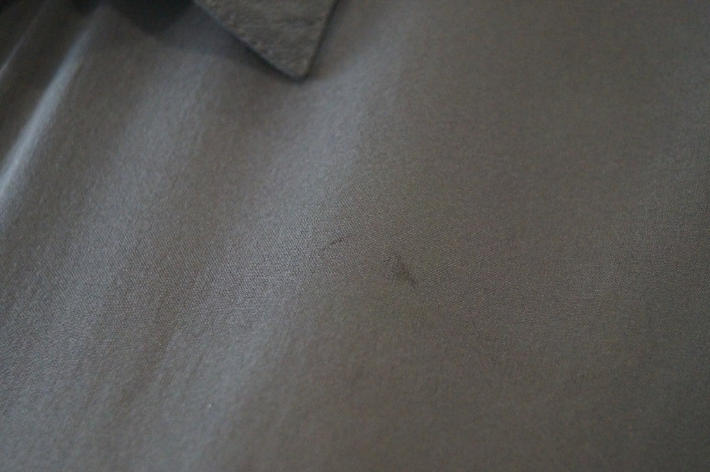 T ALEXANDER WANG Brown 100% Silk Collared Sleeveless Summer Midi Shirt Dress S