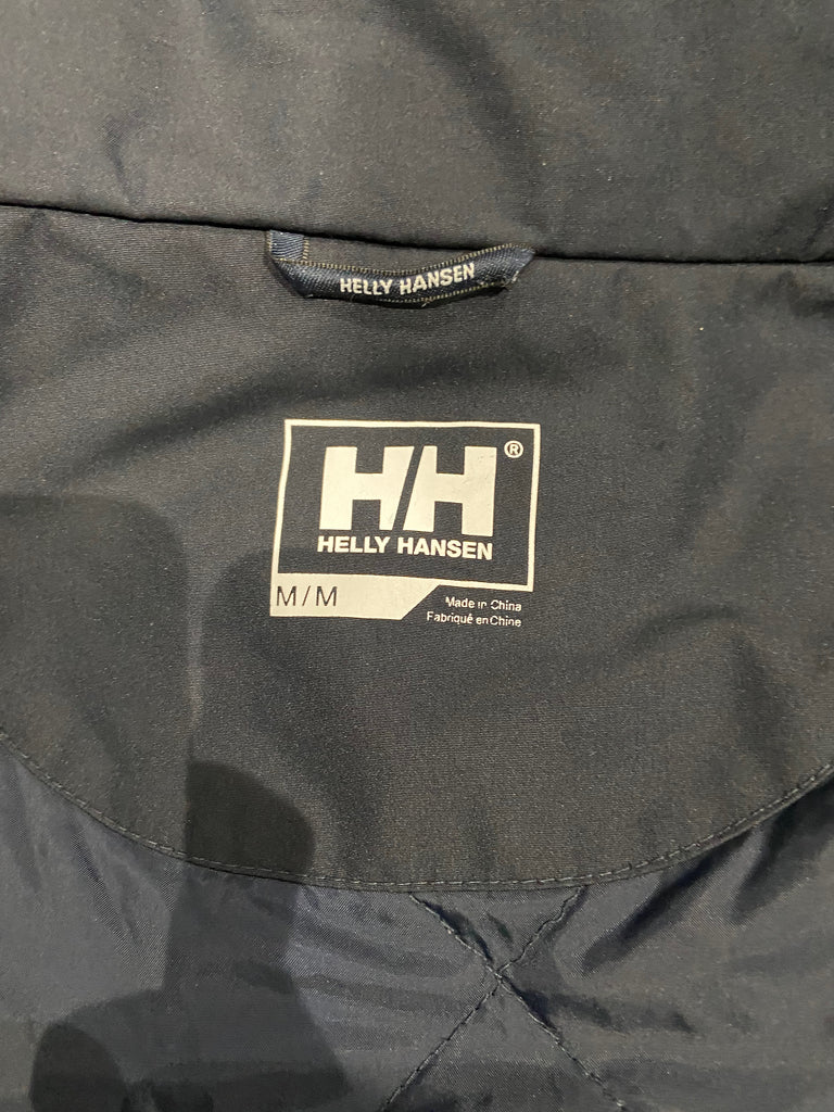 HELLY HANSEN Menswear Navy Blue TECH PROTECTION High Neckline Parka Jacket M