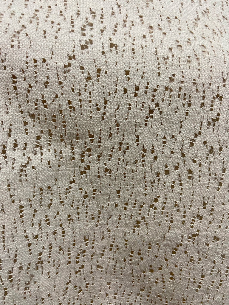 VINCE Winter White Textured Knitwear Cut Out Short Sleeve Lined Jumper Sweater M