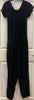 HUSH Black Elasticated Off Shoulder & Waist Short Sleeve Crop Capri Jumpsuit UK6