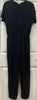 AMERICAN VINTAGE Black V Neck Short Length Sleeve Elasticated Waist Jumpsuit S