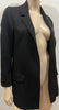 ALL SAINTS Black 2 PC Tailored Open Front Blazer Jacket & Capri Trouser Suit
