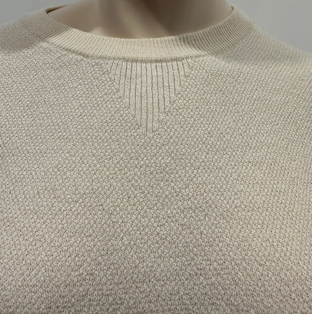 APC RUE MADAME PARIS Cream 100% Extra Fine Wool Knitwear Jumper Sweater Top S