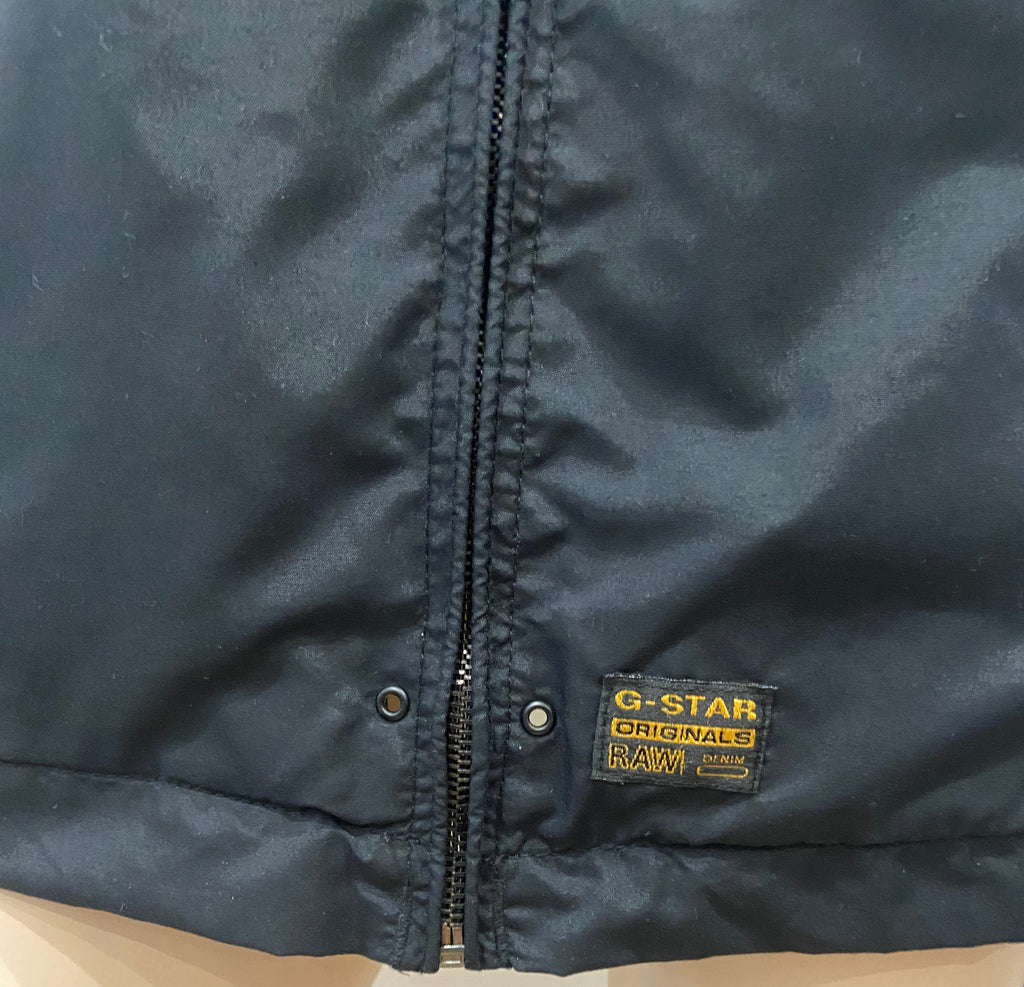 G-STAR RAW Menswear Black Zip Fastened Hooded Outdoor Casual Jacket XXL