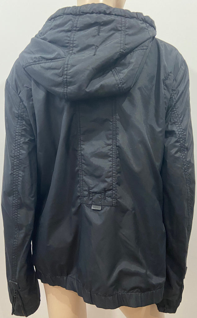 G-STAR RAW Menswear Black Zip Fastened Hooded Outdoor Casual Jacket XXL