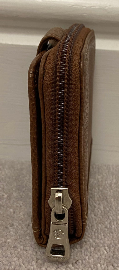 RUSSELL & BROMLEY Nude Beige Shined Leather Tassel Slip On Loafer Shoes EU38