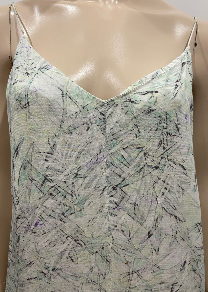 AMERICAN VINTAGE Multi Colour Abstract Print Sleeveless Long Length Midi Dress S