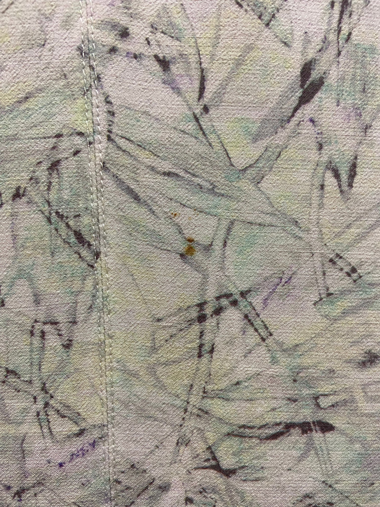 AMERICAN VINTAGE Multi Colour Abstract Print Sleeveless Long Length Midi Dress S