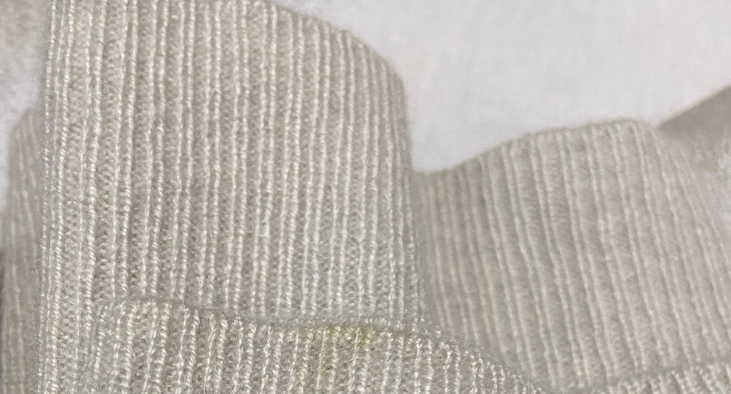 ALL SAINTS Cream Beige Cashmere CHAR Long Sleeve Knitwear Jumper Sweater XS