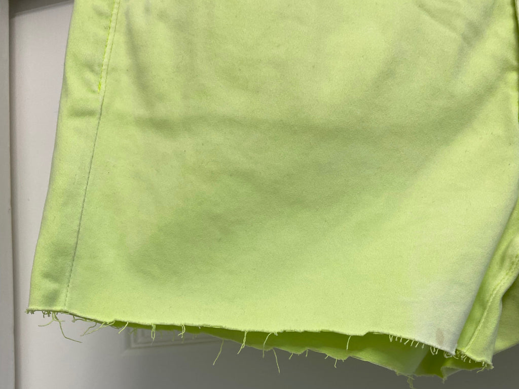 AG ADRIANO GOLDSCHMIEG Line Green Cotton Blend STILT CIGARETTE Casual Shorts 29R