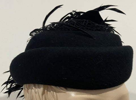 HARVY SANTOS LONDON Women's Multicolour Pom Pom Occasion Wear Fascinator Hat
