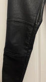J BRAND Black AGNES STEALTH Cotton Blend Coated Slim Leg Skinny Jeans Pants 27