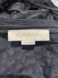 STELLA MCCARTNEY Black Mesh Neckline Sleeveless Tapered Trouser Jumpsuit 40 UK8