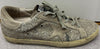 GOLDEN GOOSE DELUXE BRAND Superstar Silver Grey Glitter and Suede Sneakers UK6