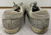 GOLDEN GOOSE DELUXE BRAND Superstar Silver Grey Glitter and Suede Sneakers UK6