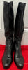 BALLY Black Leather Pull On Tall Wedge Heel Boots EU39 UK6 - With Dust Bag