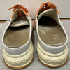 HOGAN INTERACTIVE Cream Fabric and Orange Patent Mules Trainers EU39 UK6