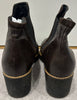 HOGAN Brown Leather Pull On Chunky Rubber Sole Chelsea Ankle Boots EU39.5 UK6.5