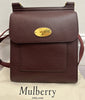 MULBERRY Oxblood ANTONY Small Classic Grain Leather Crossbody Satchel Bag - NEW!