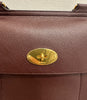 MULBERRY Oxblood ANTONY Small Classic Grain Leather Crossbody Satchel Bag - NEW!
