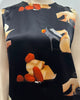 ACNE STUDIOS Black Multi Colour Silk Belvidere Printed Short Sleeveless Dress FR38 UK10