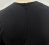 MAISON MARTIN MARGIELA Black Sleeveless Draped Side Pencil Dress IT42 UK10