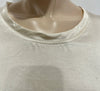 YVES SAINT LAURENT RIVE GAUCHE Cream 100% Silk Sheen Long Sleeve Blouse Top M