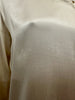 YVES SAINT LAURENT RIVE GAUCHE Cream 100% Silk Sheen Long Sleeve Blouse Top M