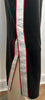 RAG & BONE Black 100% Sand Washed Silk Red & White Stripe Midi Maxi Skirt Sz 2/S