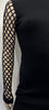PRINGLE OF SCOTLAND Black Silk & Angora Blend Polo Neck Knitwear Jumper Dress M