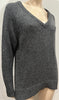 T ALEXANDER WANG Charcoal Grey Chunky Knit Long Sleeve Jumper Sweater Top M