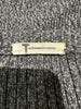 T ALEXANDER WANG Charcoal Grey Chunky Knit Long Sleeve Jumper Sweater Top M