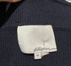 3.1 PHILLIP LIM Navy Blue Merino Wool Military Style Knitwear Zipper Cardigan Jacket M