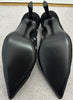 ALEXANDER WANG Black Mesh All Over Motif Embellished Pumps Court Shoes 38 UK5