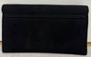LK BENNETT LONDON Black Suede Rectangular Clutch Bag - New With Dust Bag!