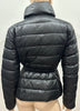 LIU JO Women's Black High Funnel Neck Zip Fastened Quilted Puffer Jacket IT40/S