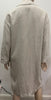 MANGO Beige 100% Linen Single Breasted Long Sleeve Lightweight Jacket Coat EU S