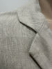 MANGO Beige 100% Linen Single Breasted Long Sleeve Lightweight Jacket Coat EU S