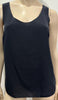 WHITE COMPANY LONDON Midnight Blue Black 100% Silk Sleeveless Camisole Top 8