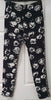 EMANUEL UNGARO PARIS Black & White Floral & Zig Zag Print Slim Leg Trousers UK10