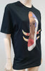 DSQUARED2 Menswear Black Cotton Linen Tribal Print Short Sleeve T-Shirt Tee Top