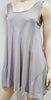 MAURIZIO MYKONOS Lilac Silk Round Neck Sleeveless Flare Hem Cami Top 44 UK12