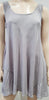 MAURIZIO MYKONOS Lilac Silk Round Neck Sleeveless Flare Hem Cami Top 44 UK12