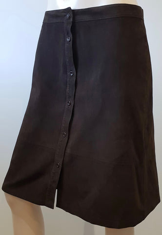 T ALEXANDER WANG Women's Black Neoprene Box Pleated Short Length Mini Skirt L