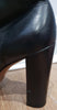 MARC JACOBS Black Leather Gold Tone & Elastic Fastened Knee High Boots 38.5 UK5.