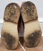 BALLY Pink Purple KAREM Suede Cream Shearling Lined Ankle Boots US9.5 UK6.5